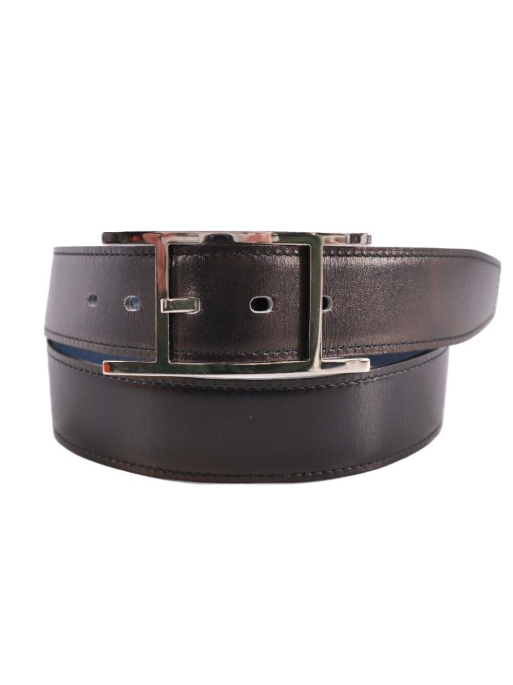 Hermes Belt Leather Buckle 90 Black
